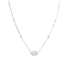 Diamant-Collier: 750 Weissgold, zus. 0.67ct, statt 3.750 CHF