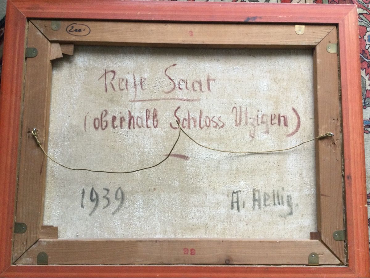 Tele & Cornici: Une huile sur toile Paysage – Usato da Buttes venduto da ButtA15 5