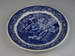 Boch Delft Porzellan Wandteller