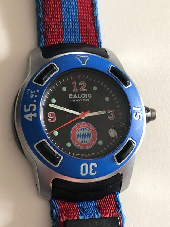 Swiss Calcio Fan Uhr FC Bayern 43mm (Gebraucht) in Binningen für CHF 7 ...