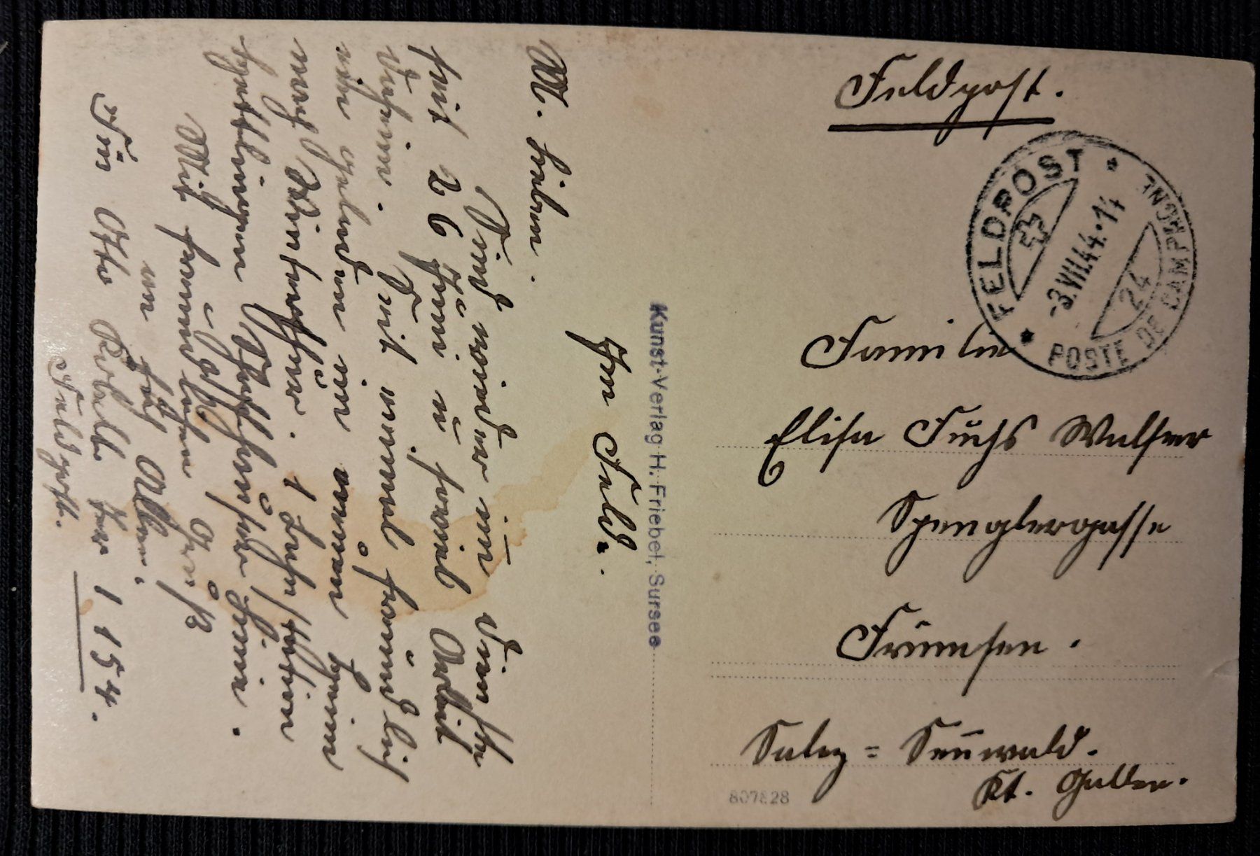 Cartoline postali: ETTISWIL 1944 – Usato da Ponto Valentino venduto da giorgia06 1