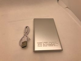 Powerbank 5000mAh - neu silber