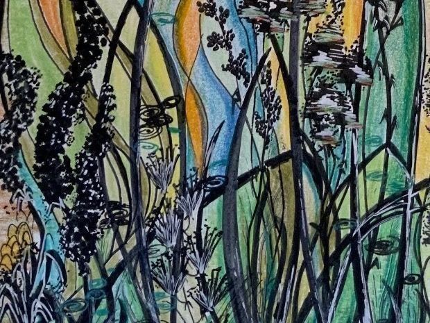 Dipinti: Garden – Nuovo (secondo la descrizione) da Uster venduto da mef_6qpg 3