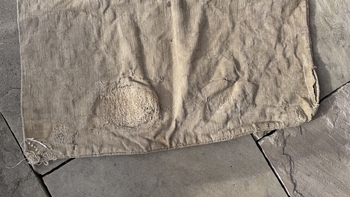 Alle Dekorationen: Alter Mehlsack F.Luchsinger Müller Schwanden 1899  – Gebraucht aus Weesen von  3