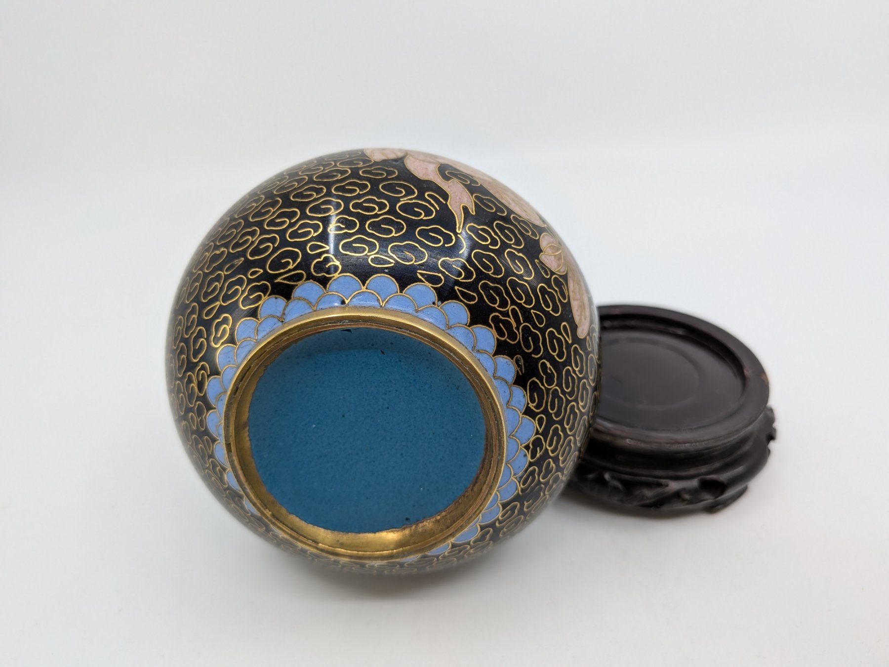 Vasi & Recipienti: Cloisonné Vase auf Sockel – Usato da Emmen venduto da magelan 3