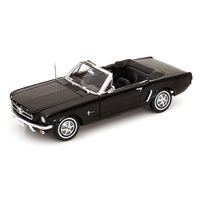 FORD MUSTANG cabriolet noir 1964 1/18 Welly