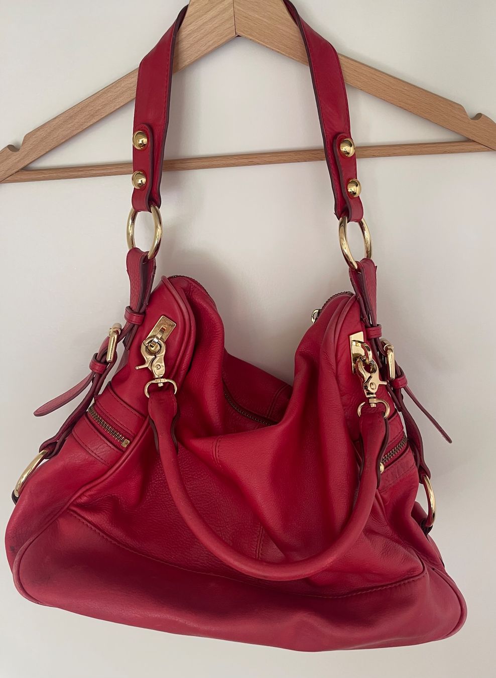 Sacs femmes: Rote Ledertasche Uterqüe – D'occasion à Zürich par Keks18