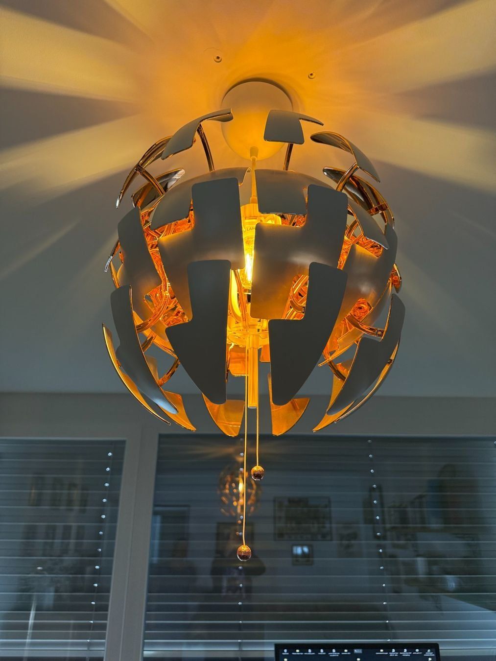 Lampade: Vintage Lampe PLANET SILBER NYBO – Usato da Buchs AG venduto da NovidarteAG 2