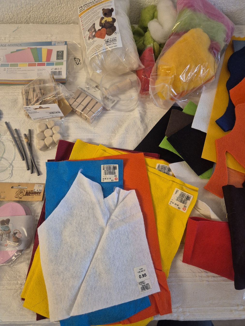 Bastelsets: grosses Bastelpaket  mit versch. Bastelzubehör – Neu (gemäss Beschreibung) aus Rheinfelden von calla07 3