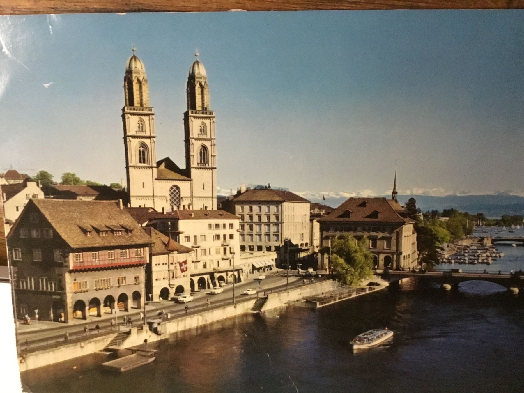 Cartoline postali: Alte Ansichtskarte Zürich Grossmünster – Usato da Thierachern venduto da sweden08