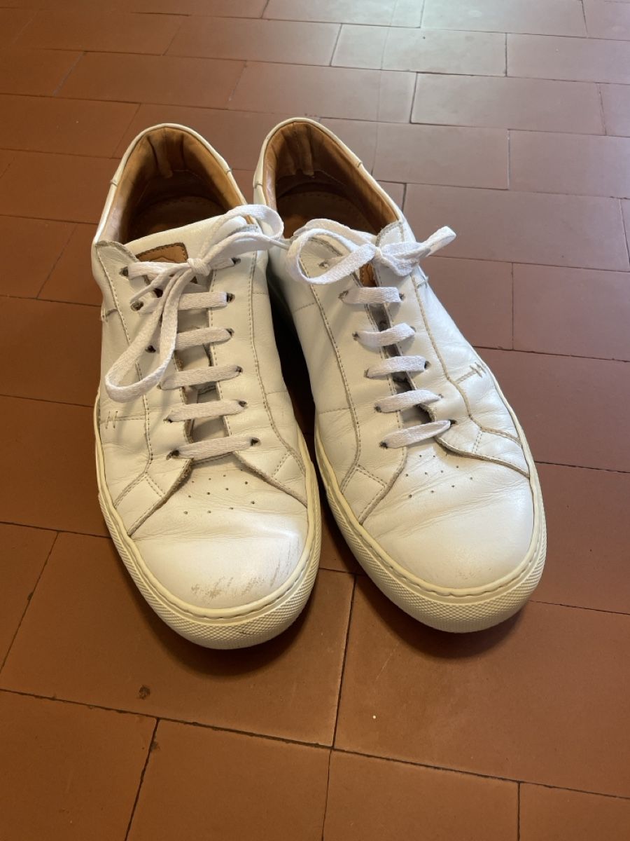 Herrenschuhe: Weisse Ledersneaker – Gebraucht aus Zürich von sga_w9s6 2