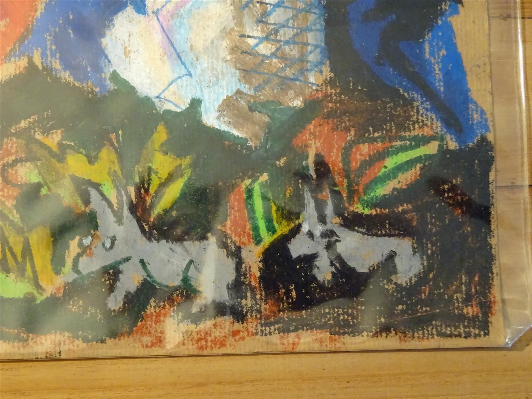 Dipinti: Bunte Familienszene à la Chagall – Usato da Geroldswil venduto da ARTEFACTO 3
