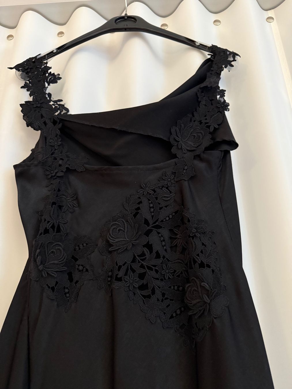 Vestiti: raffiniertes schwarzes Abendkleid mit Spitze, Gr. 36 – Usato da Zürich venduto da leo0105 6