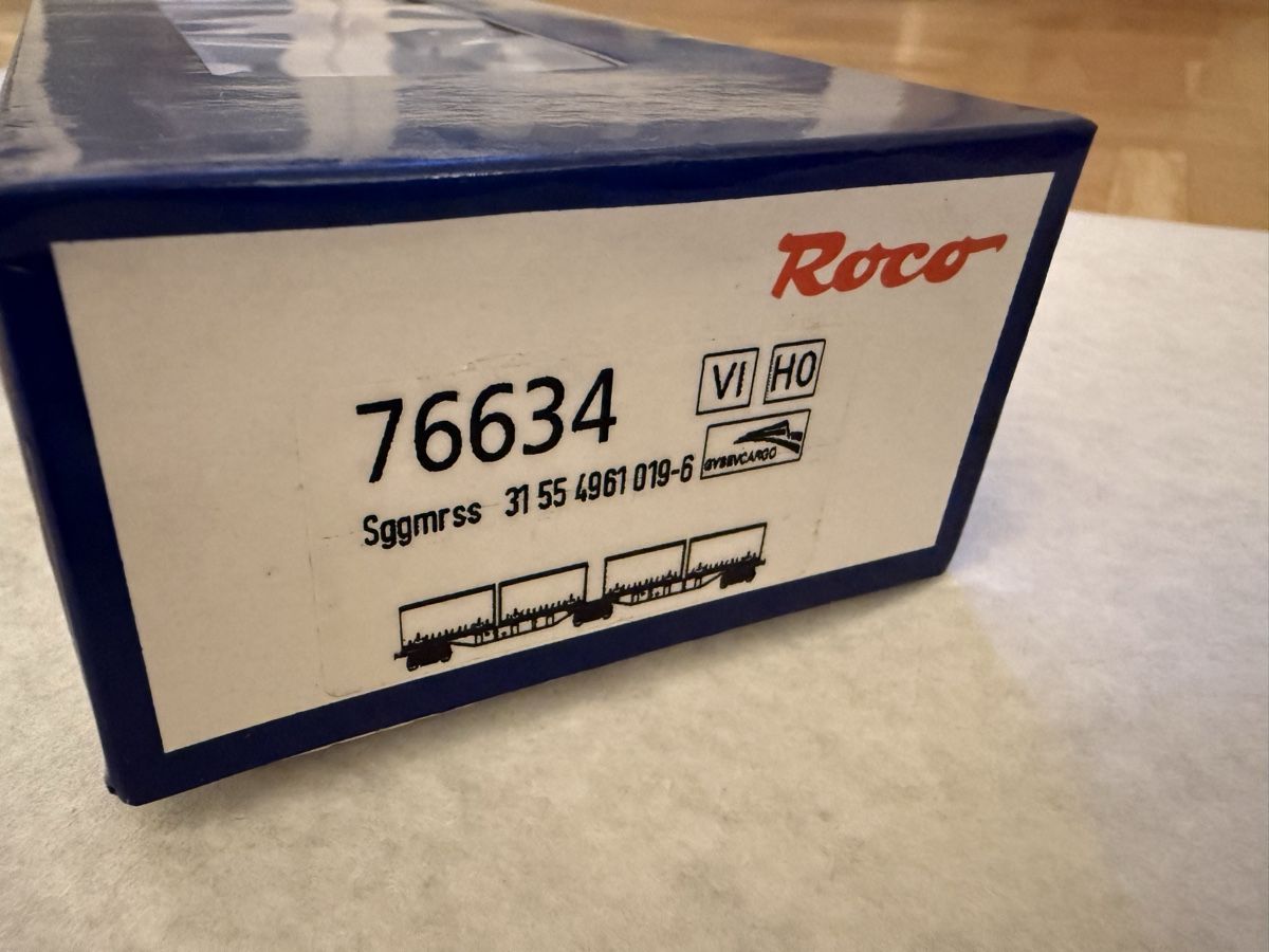 Roco Modellini di ferrovie: ROCO Sggmrss MAV / GYSEV CARGO NEU – Nuovo e nell'imballaggio originale da Zürich venduto da Volanbusz 3