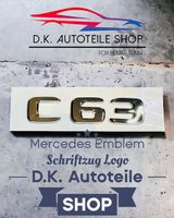 Mercedes AMG C63 Emblem Schriftzug Logo aus ABS NEU Chrom