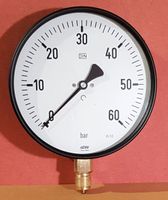 Manometer Ø160, G1/2", 0-60bar, neuw.