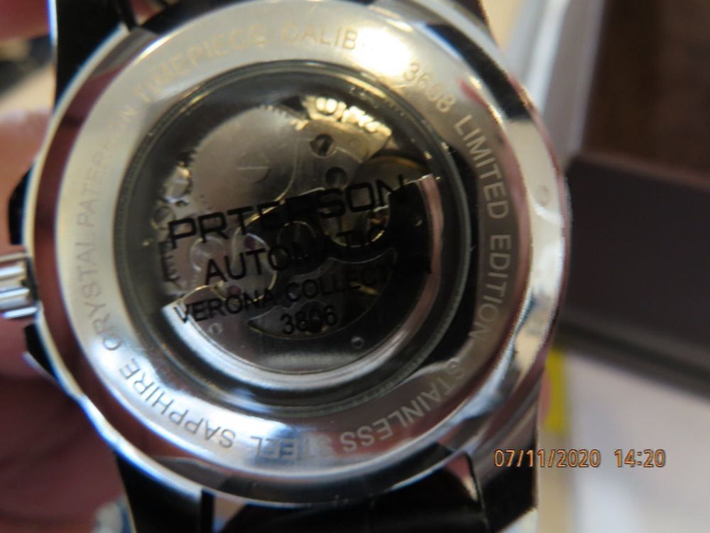 Paterson automatic calibre discount 3668