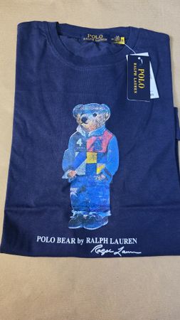 Polo Bear Ralph Lauren T-Shirt Gr. M Dunkelblau Neu