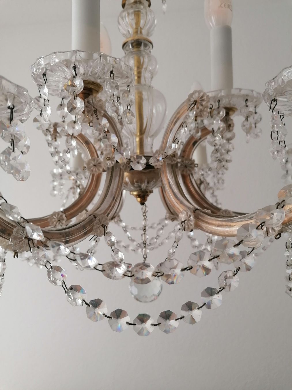 Lampadari & plafoniere: Schöner, alter Kristallkronleuchter – Usato da Hettlingen venduto da CaroliR 3