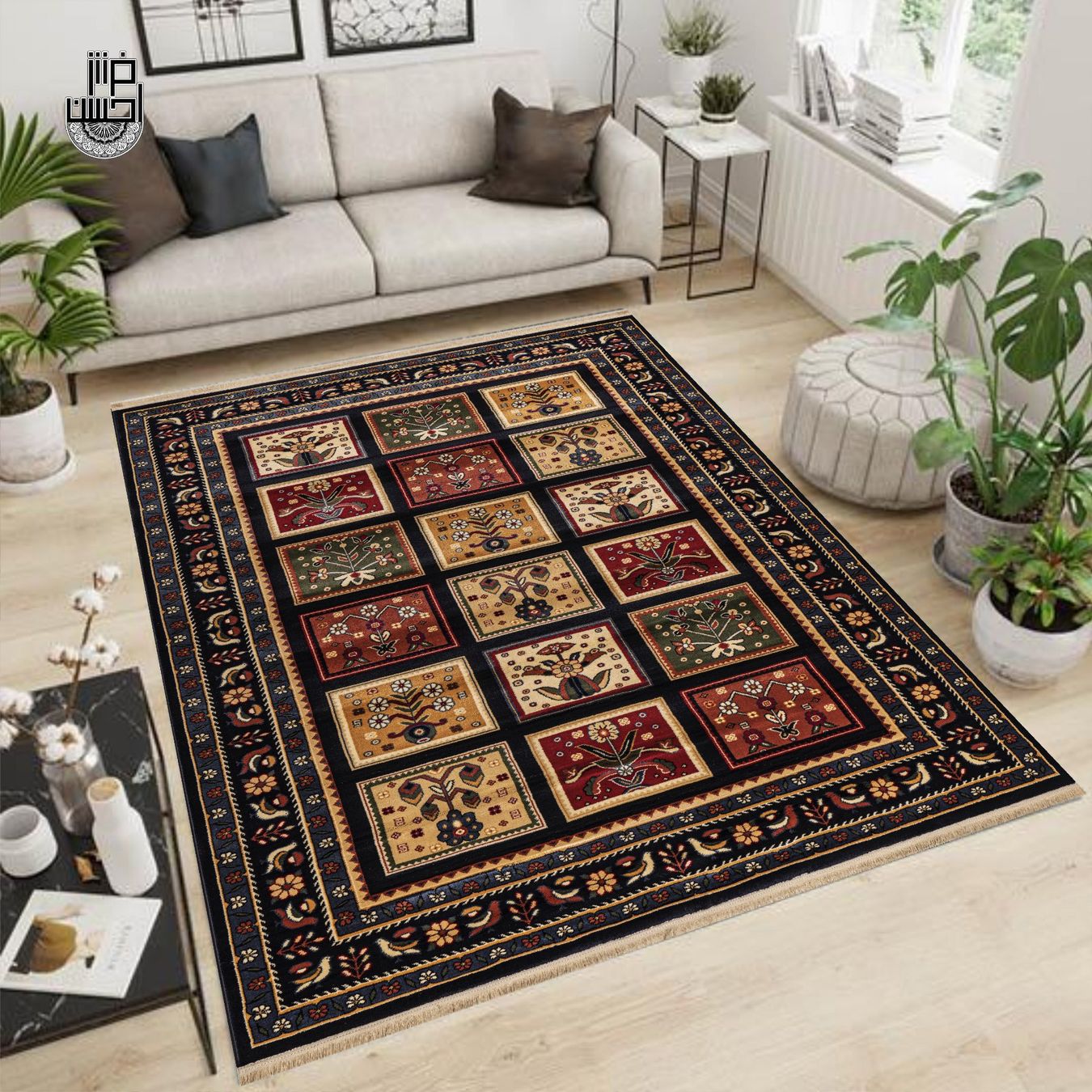 Tappeti: Schöner Orientteppich mit Blumenmuster bunt 200x300cm – Nuovo e nell'imballaggio originale da Birmensdorf ZH venduto da azad110