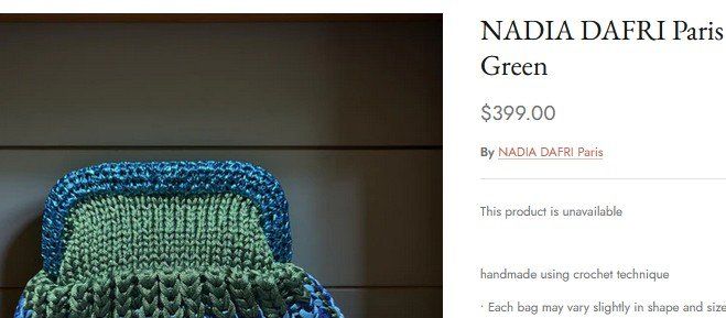 Borse da donna: Nadia Dafri Tasche / sac – Usato da Collonges venduto da arashee 9