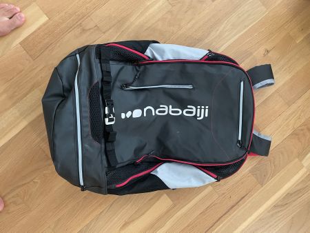 Nabaiji Backpack Black Red