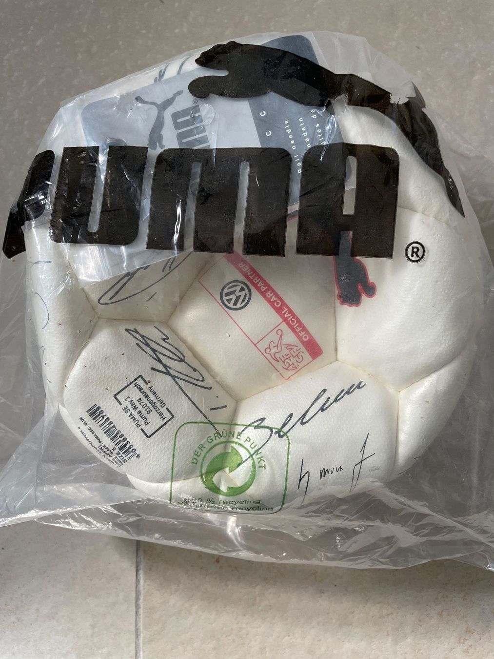 Palloni: Fussball mit Unterschriften – Nuovo e nell'imballaggio originale da Unterägeri venduto da ric_rr2d