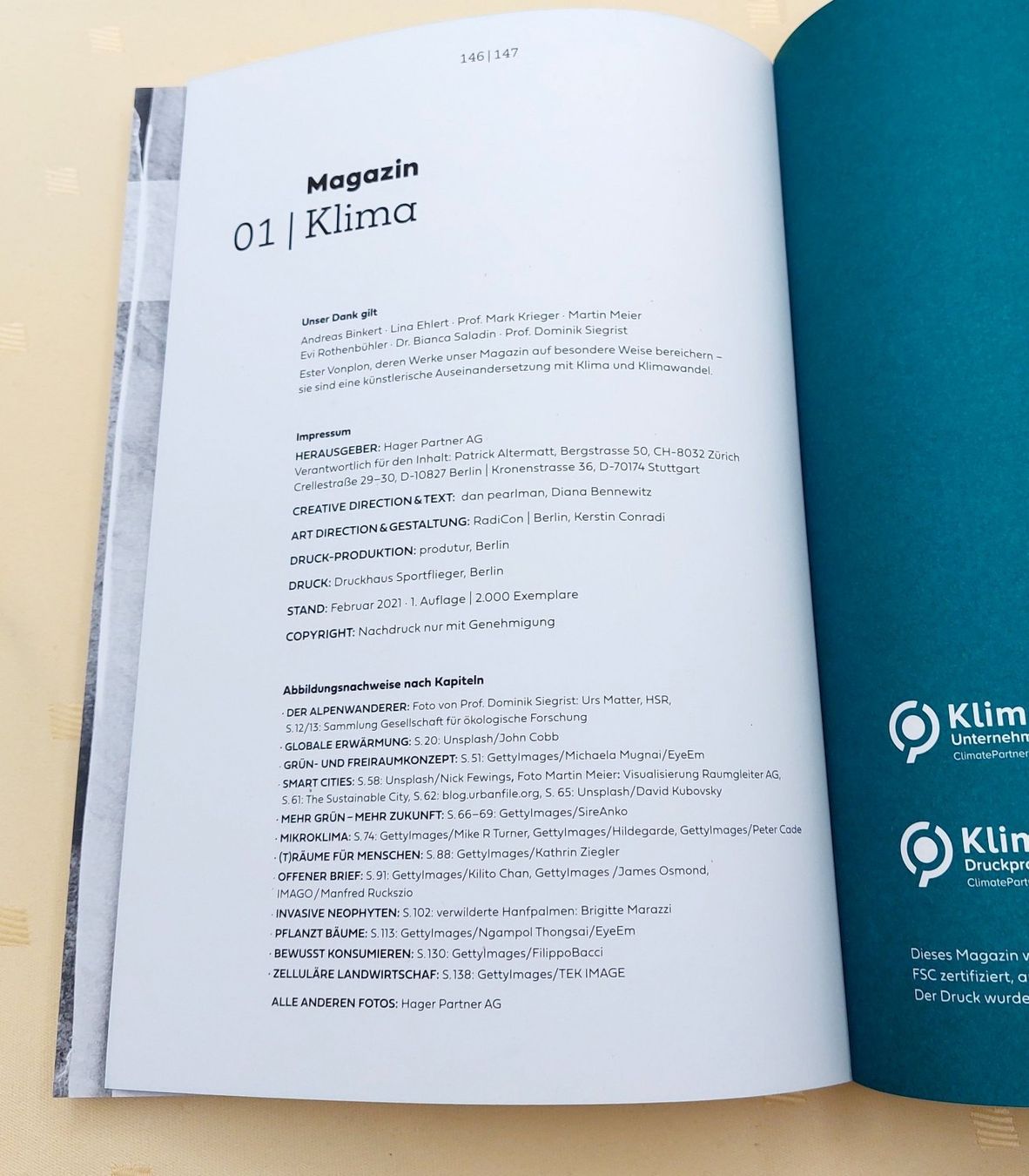 Riviste & Magazine: Magazin 01 - Klima – Usato da Neuchâtel venduto da Dualseele 1
