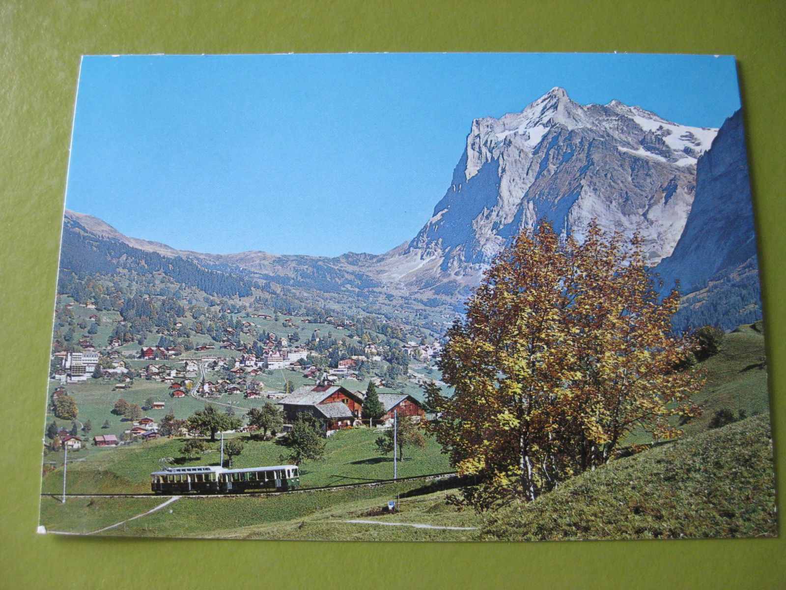 Ansichtskarten: AK Grindelwald mit Zug – Gebraucht aus Malters von Marosko