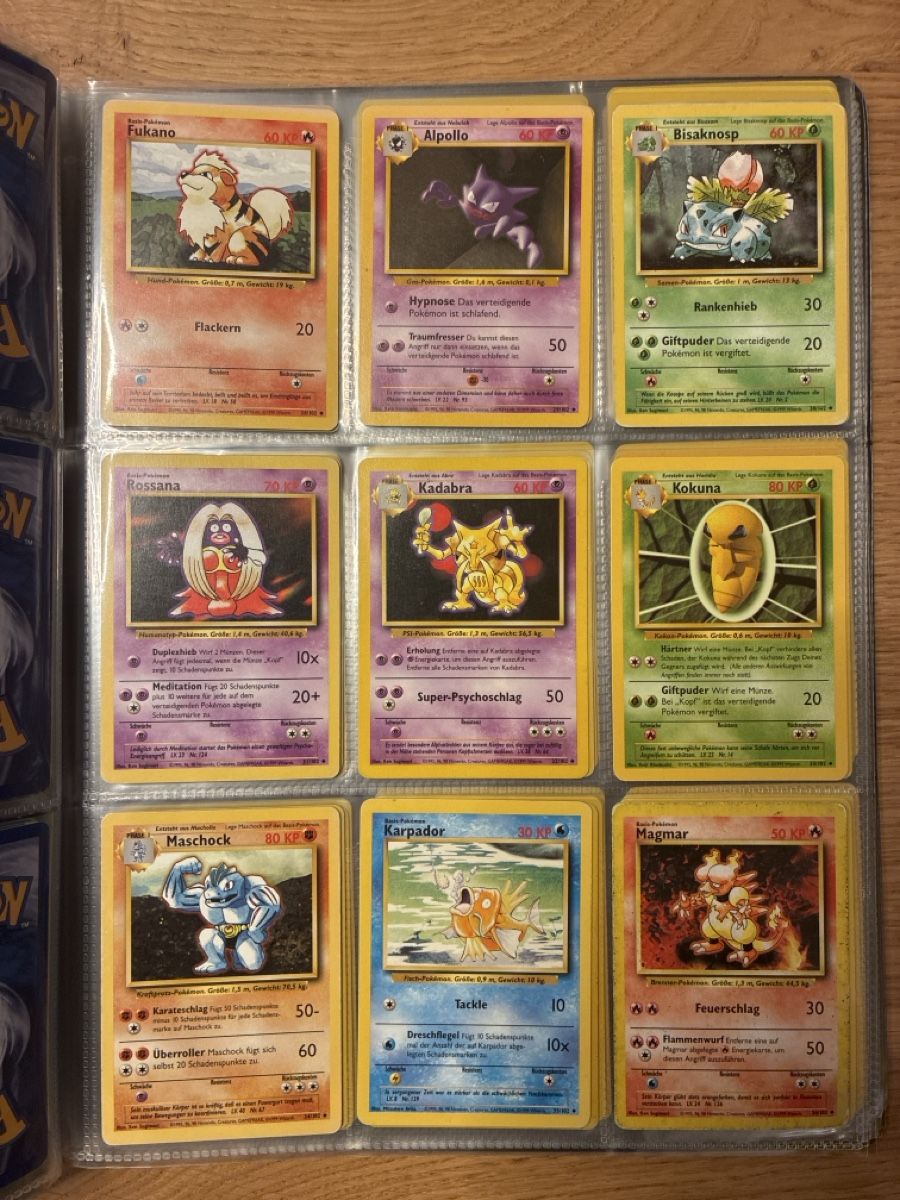 Pokémon Carte collezionabili: Pokemon Sammelkarten Base Set komplett – Usato da Basel venduto da Nintendofan123 3