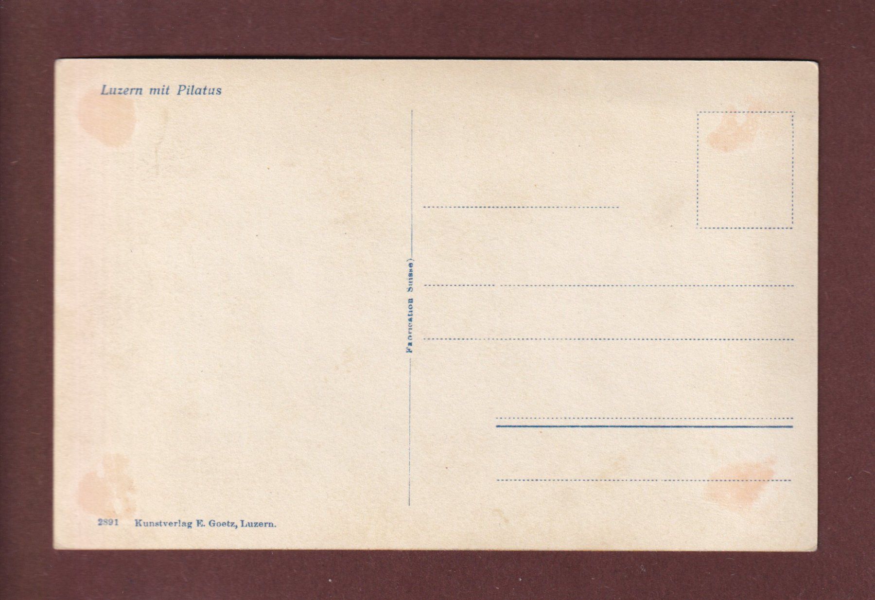 Cartoline postali: LUZERN - Schiff - Pilatus – Usato da Pully venduto da nicecards 1