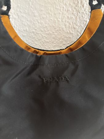 Prada Vintage Bag Black with Amber Beads