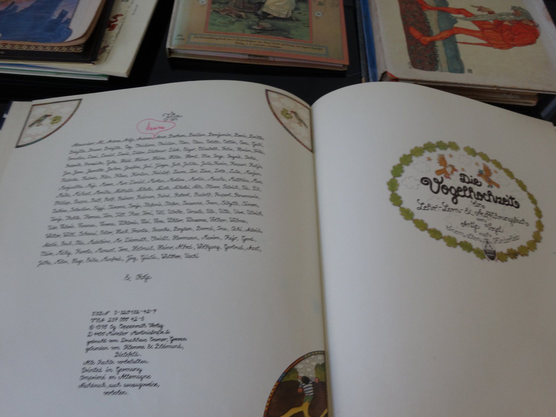 Libri: Die Vogelhochzeit 1978 Antje Vogel – Usato da Neerach venduto da jenny062 8