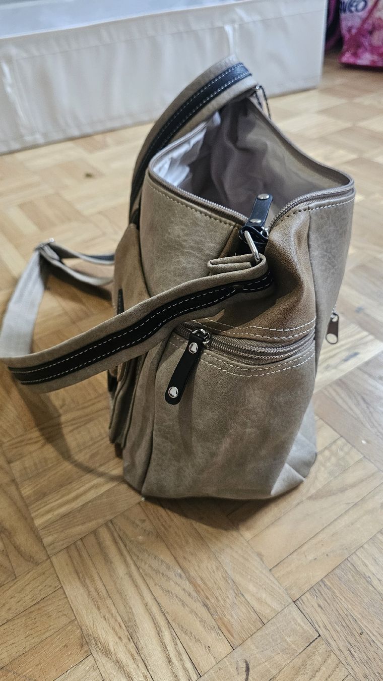 Borse da donna: Damenhandtasche beige/braun, neu – Nuovo (secondo la descrizione) da Bottmingen venduto da Jbilli 3