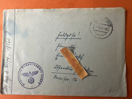 Feldpost aus Deutschland 1942
