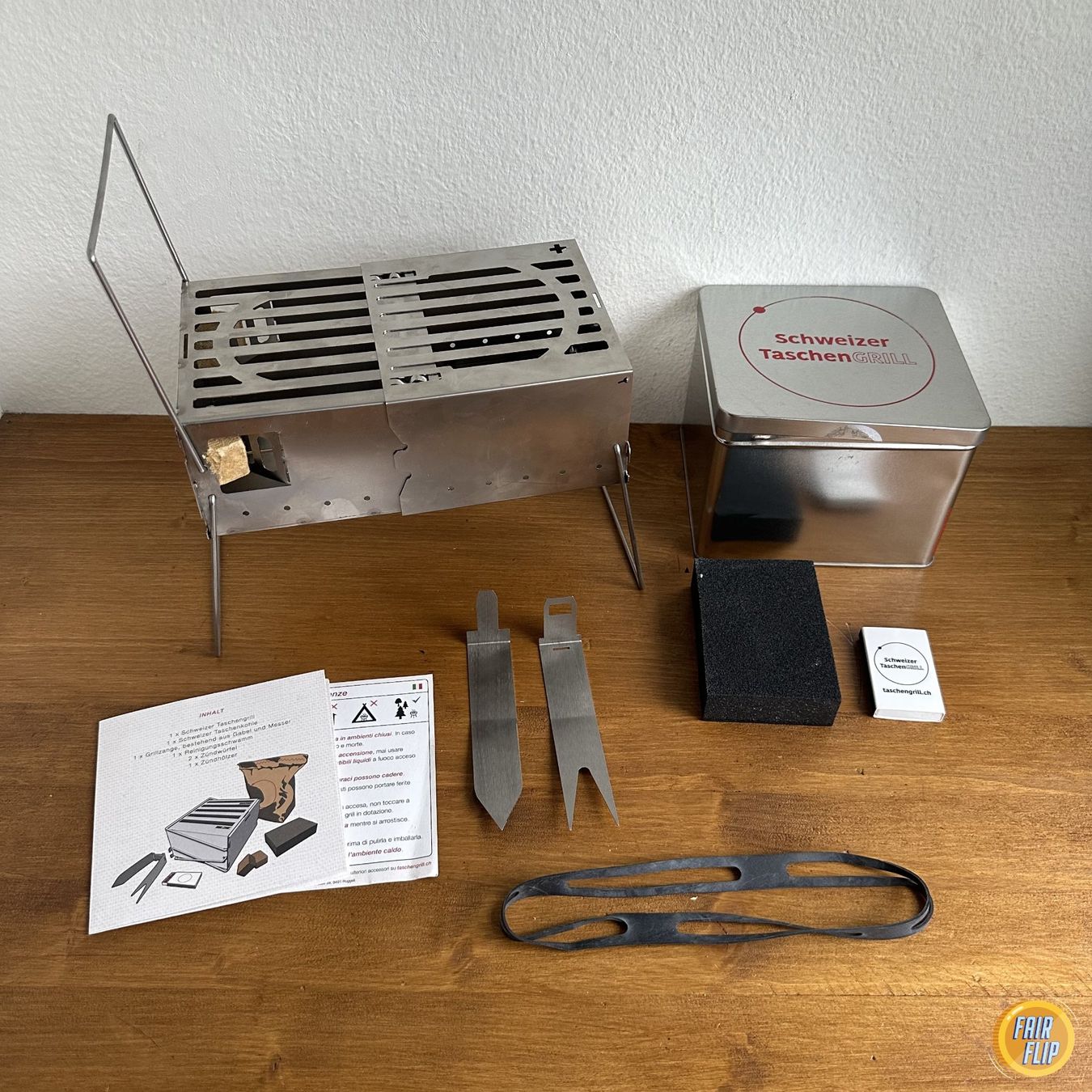 Griglie: Schweizer Taschengrill – Usato da Luzern venduto da fairflip