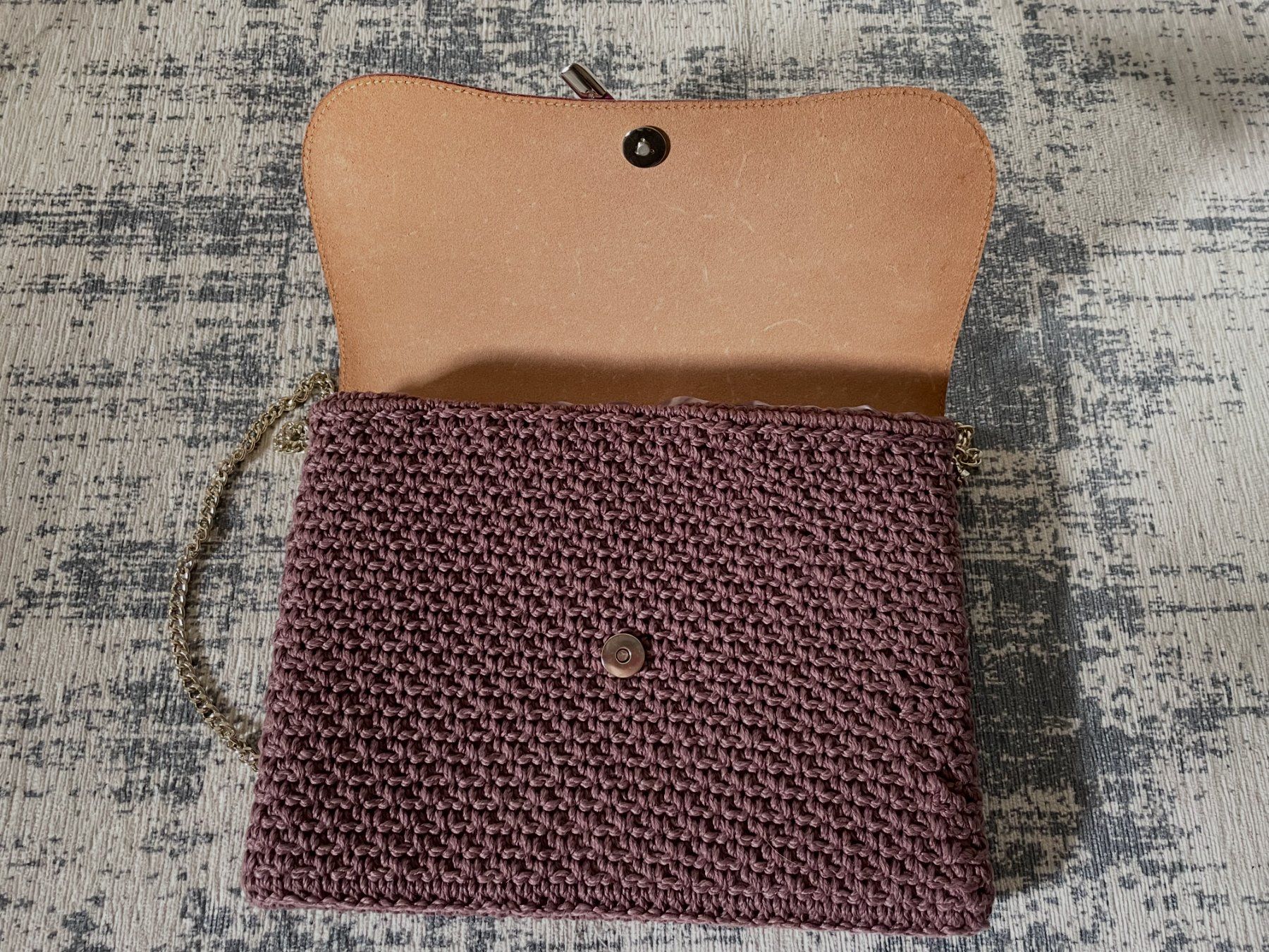 Taschen für Damen: Crochet-style Bag (Purple) – Neu (gemäss Beschreibung) aus Chiasso von Er_Mon 2