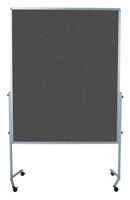 Moderationswand filzbespannt anthrazit 150x120cm