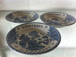 Schweppes Blue Willow Tellerchen