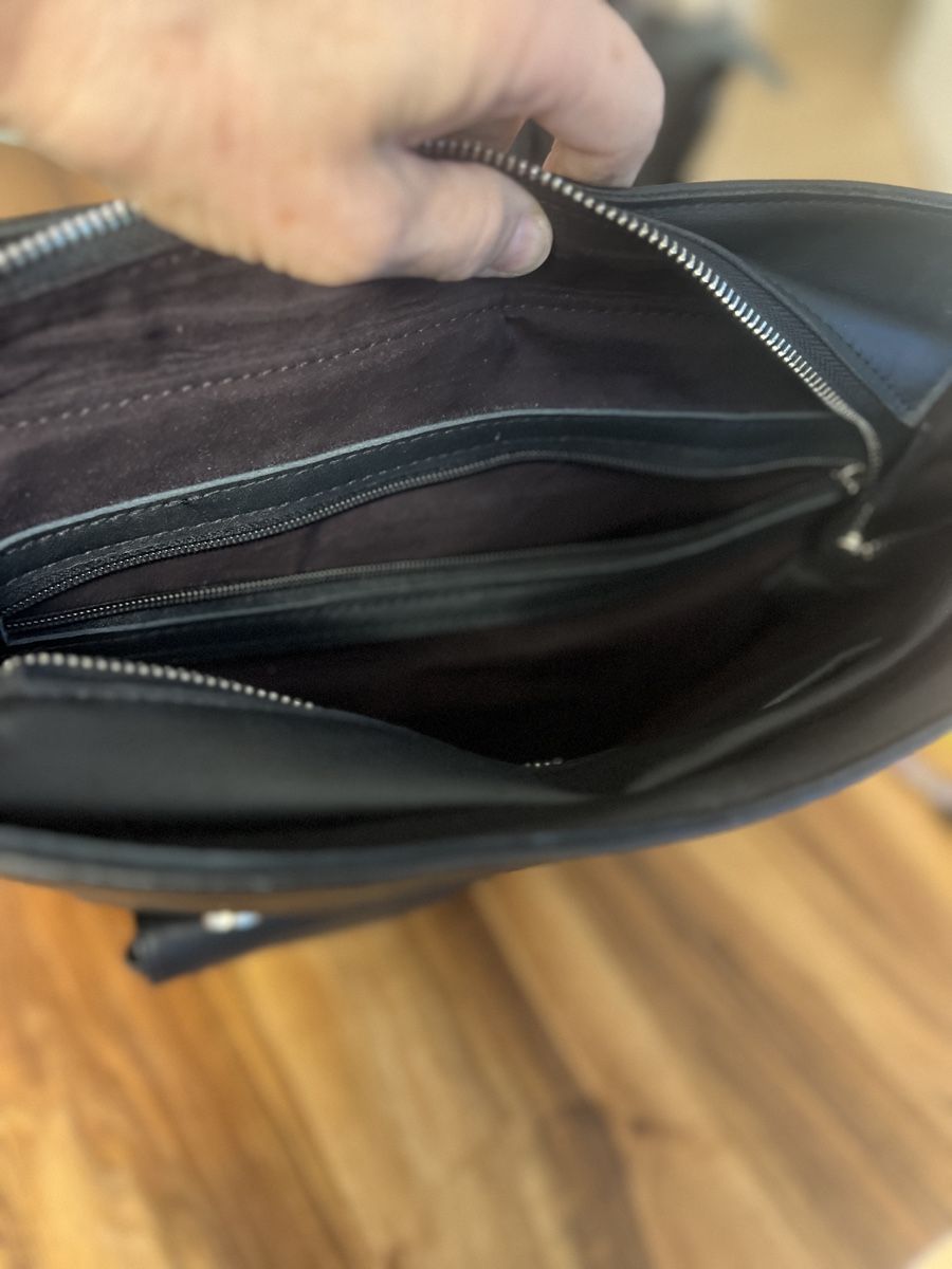 Rucksäcke: Schwarzer Rucksack Echtleder – Neu (gemäss Beschreibung) aus Bad Zurzach von Aquengel 6