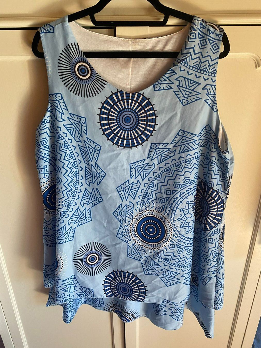 Tops: DAMEN TOP,BLAUTÖNE – Gebraucht aus Meienried von ManuelaBoutique 2