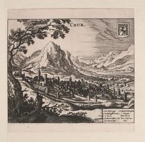 Chur Kupferstich von Janssonius 1658