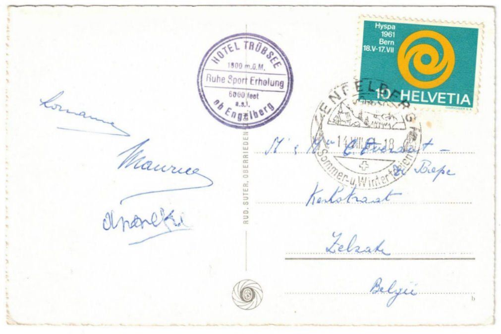 Cartoline postali: Engelberg - Standseilbahn Engelberg--Gerschnialp – Usato da Binningen venduto da Mountainrider 1