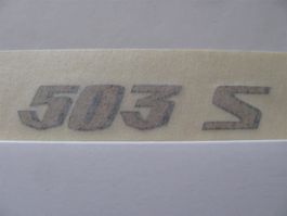 Abziehbild Emblem Pony 503 S - Pony Junior 503 und 504