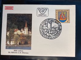 Österreich 1981 ill. Ersttagsbrief St.Nikola an der Donau