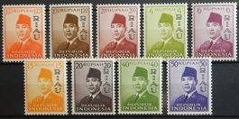 Indonesien RIAU Kat. 33-41 ** 1960 Kat. 30 Euro