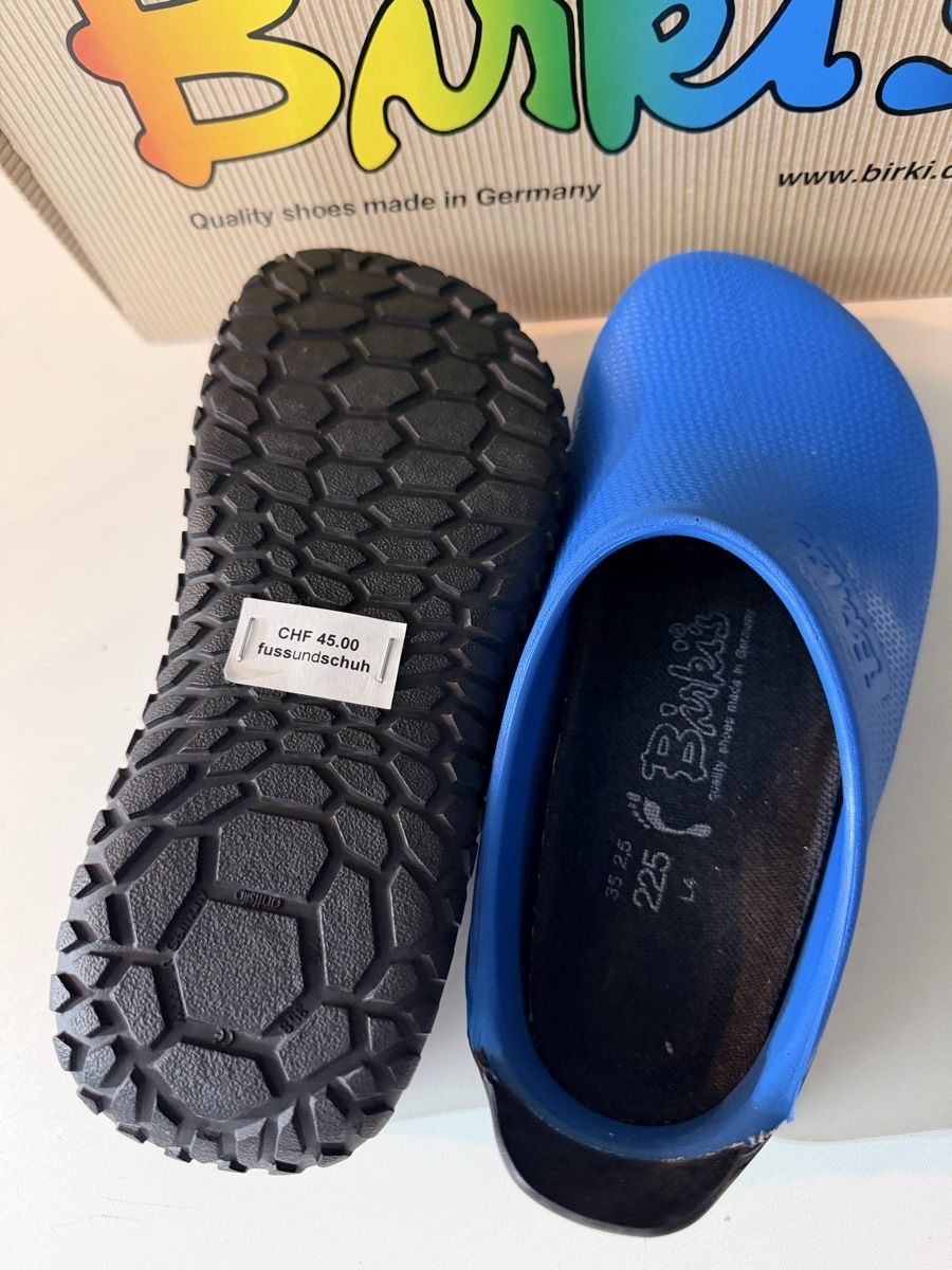 Birkenstock Scarpe per ragazzi: Sabots Birki's Bleu Taille 35 neuf – Nuovo e nell'imballaggio originale da Brügg BE venduto da Goob 4