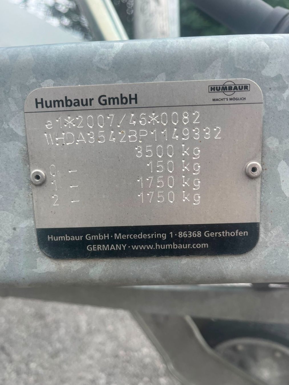 Humbaur Rimorchi: remorque humbaur – Usato da Savièse venduto da GarageLazerSA 2