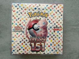 Pokemon 151 Japanese Booster Box SV2a Sealed JP