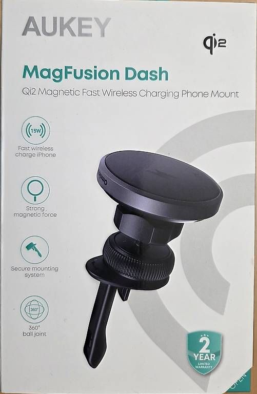Caricabatterie: Aukey MagFusion QI2 magnetic fast wireless charging mount – Usato da Zimmerwald venduto da Chole